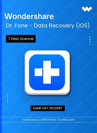 Wondershare Dr.Fone - Data Recovery (iOS)   1 Year   Digital License   Same Day Delivery