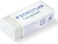 STAEDTLER Rasoplast 526 B3 Bk3D Eraser Set (3 Pack, White, Rectangular, Rubber, Eraser)