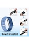 WHOOP 5.0 Life/MG Modified Magnetic Silicone Sport Replacement Band Compatible