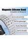 WHOOP 5.0 One/Peak Modified Magnetic Silicone Sport Replacement Band Compatible