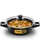 Hawkins Futura 2 Litre Cook N Serve Casserole, Non Stick Saucepan with Glass Lid, Induction Sauce Pan for Cooking and Serving, Black (Incb20G), 2 Liter