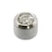 Caflon Singles Birthstone April   White Stainless Earring  3mm