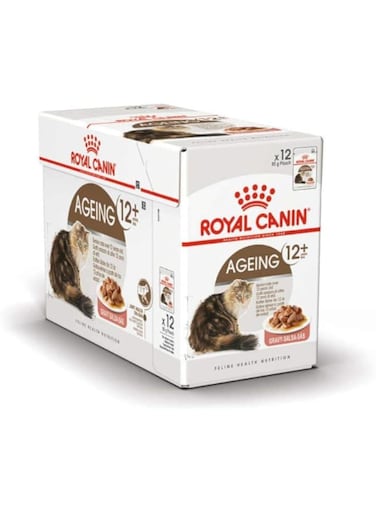 Royal Canin Feline Health Nutrition Ageing +12 Gravy 12X 85Gm Cat Wet Food Pouches