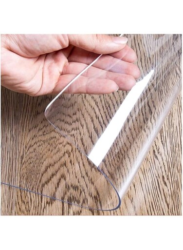 AGLZWY Chair mat - 1.0mm Thick Clear Desk Cover Floor Mats for Office Clear Desk Pad Protector Chair Mat Not Curled No Plastic Smell Table Cover For End Table Dining Table，Multiple Sizes