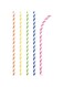 Creative Converting Multicolor Paper Straw 24ct