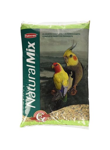 Padovan Natural Mix Parrocchetti Feed, Multi-Colour, 4.5 kg, PP00129