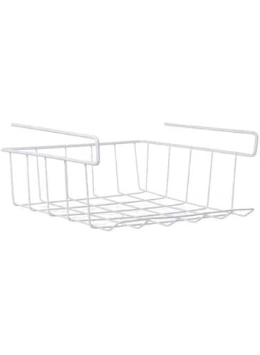 Dubai Gallery Multi-Purpose Under Shelf Rack Holder White 50Centimeter