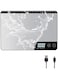 Azonee 33 Lb Kitchen Scale with Measuring Length, Digital Kitchen Scale for Food Ounces and Grams Cooking Baking, 5 Weight Units, Tare Function, High Accuracy to 1 Gram/0.1 Ounce