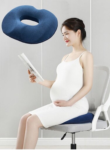 Pillow, Hemorrhoid Pillow for Sitting, Donut Pillow for Tailbone Pain Relief Cushion, Two Humps Hip Comfortable Design, Doughnut Pillow, Butt Pillows for Postpartum Pregnancy