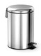 12L Matte Finish Step Trash Can, Stainless Steel Pedal Bin with Quiet-Close Lid, Fingerprint-Proof, Modern Waste Bin for Kitchen, Bathroom, and Home Use