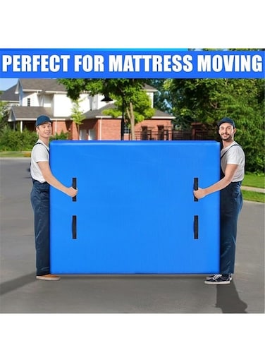 Bag for Moving and Storage, Reusable Mattress Protector Cover with Strong Carrying Handles, Waterproof Extra Thick Moving Mattress Encasement Case with Zipper (Blue 200*150*30cm&iuml;&frac14;&permil;