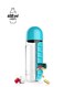 Plastic Water Bottle Blue/Clear