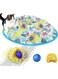 AquaFalcon Interactive Cat Toys, Fast Rolling Ball in Play Mat, Automatic Motion Activated Moving Ball Hide and Seek Game for Indoor Exercise Kicker, 28 Inch Play Mat