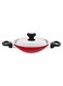 Appachatti with Stainless Steel With Lid Red 20cm