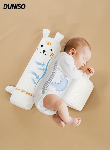 3 in 1 Baby adjustable protection pillow,Soft cylindrical crib pillow for Reflux Baby Sleep,Anti-rollover fixed pillow For Newborn,Offers Protection Safety for Kids