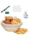 DELFINO 9 Inch Proofing Baskets, Bread Proofing Basket +Bread Lame +Dough Scraper+ Linen Liner Cloth for Professional &amp; Home Bakers, Rising Dough Baking Bowl Gifts for Artisan Bread Making Starter