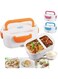 rizwan ard Plastic Multi-Function Electric 40W Heated Portable Food Warmer   Electric Lunch Box   Tiffin Box   Lunch Dabba, 1.5L (Multicolour)
