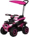 Lovely Baby Push Ride-On Car for Kids LB 7880HC with Music &amp; Lights, Push Handle Bar &ndash; Ideal for Toddlers up to 5 Years - Pink