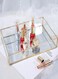 Multi Functional Storage Tray Clear 20x14x3.5cm