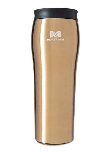 Mug   The Untippable Mug   Grips When Hit, Lifts for Sips   Insulated Stainless Steel Tumbler   Cupholder Friendly   Gifts for Women Men All   Leakproof   6 Hour Hot / 24 Cold   16oz   Gold   1931D Gold 9x9x28cm