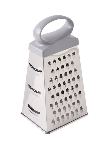Box Metallic Grater Silver 7x4x3cm