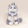 Super Realistic Cat Plush Backpack - Grey   Soft Faux Fur 3D Animal Backpack with Adjustable Strap &amp; Zipper   Cute Kawaii Purse for Cat Lovers   Lightweight Bag for Birthday Gift, New Year Gift, Christmas Gift