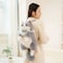Super Realistic Cat Plush Backpack - Grey   Soft Faux Fur 3D Animal Backpack with Adjustable Strap &amp; Zipper   Cute Kawaii Purse for Cat Lovers   Lightweight Bag for Birthday Gift, New Year Gift, Christmas Gift