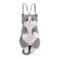 Super Realistic Cat Plush Backpack - Grey   Soft Faux Fur 3D Animal Backpack with Adjustable Strap &amp; Zipper   Cute Kawaii Purse for Cat Lovers   Lightweight Bag for Birthday Gift, New Year Gift, Christmas Gift