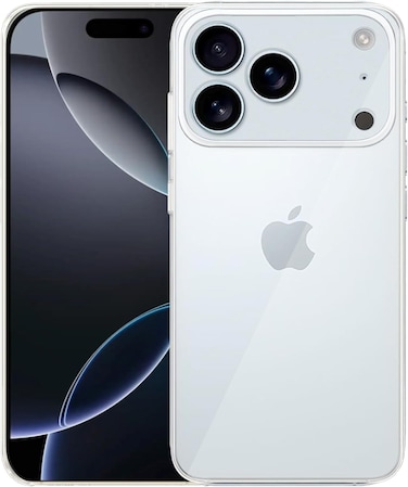 TPU Phone Case for IPhone 17 Pro Max 5G Transparent with Built-in Camera Lens Protector Slim Clear Soft Flexible Hybrid Silicone Case Cover for IPhone 17 Pro Max 5G 2025
