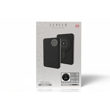Levelo Marbella MagSafe Leather 10000mAh Power Bank with PD 20W &amp; OLED Display