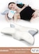 Super Comfort Ergonomic Pillow for Neck Head and Shoulder Pain Relief Contour Support Pillows for Bed Sleeping Orthopedic Cervical Spine Stretch Pillow for Side Back Stomach Sleeper