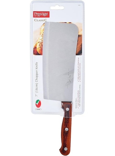 Chopper Knife 15X9 Cm Silver/Brown 18cm
