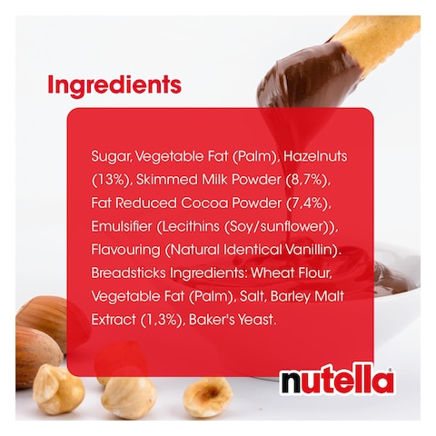 Nutella &amp; GO Chocolate Spread with Breadsticks 52g