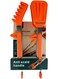ESSENTIALS Essentials Multipurpose 2-in-1 Silicone Clamp Spatulas and Tongs &Atilde;&cent;&acirc;&sbquo;&not;&acirc;&euro;&oelig; Heat-Resistant, Non-Stick, Easy Grip