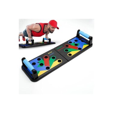 9-in-1 Push Up Board Fitness System &ndash; Color-Coded Pushup Bar for Home Workout, Strength Tra