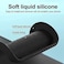 Case for Samsung Galaxy A36 5G, Liquid Gel Rubber Bumper Case with Soft Microfiber Lining Cushion Slim Shockproof Protective with Camera Protection Cover for Samsung Galaxy A36 2025 (Black)