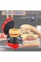 Sandwich &amp; Burger Maker, Panini Press with Egg Rings, Timer &amp; Non-Stick Plates &ndash; Fast &amp; Easy Use