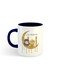 Mubarak Printed Mug White/Navy