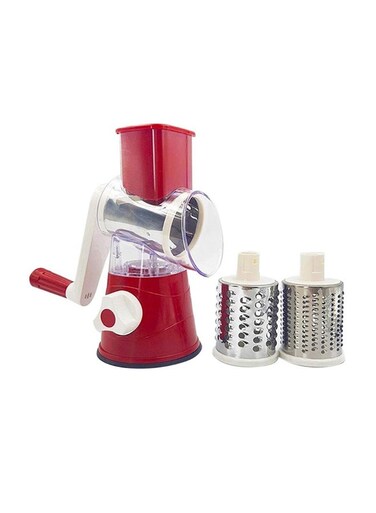 Manual Chopper Silver/Red 25 x 23.5 x 11.5cm