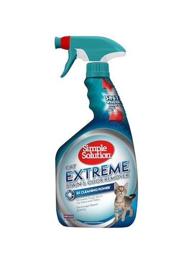 Simple Solution Extreme Cat Stain Odour Remover, White, 32 Oz