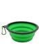 Large Collapsible Dog Bowl 1 Pack, 34oz Foldable Dog Travel Bowls, Portable Dog Water Food Bowl with Clasp, Pet Cat Feeding Cup Dish for Traveling, Walking, Hiking