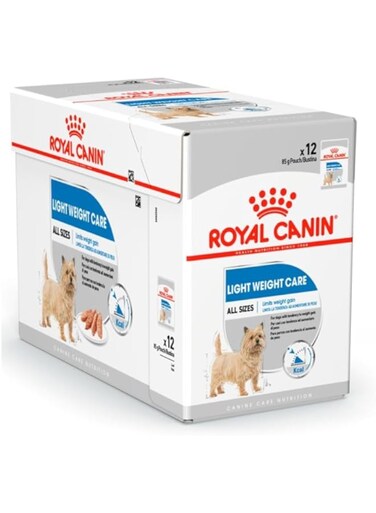 Royal Canin Nutrition Light Weight Care Dog Wet Food Pouches, Pack of 12 x 85g