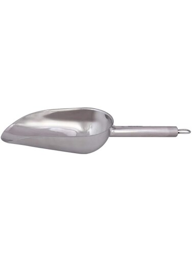 RAJ STAINLESS STEEL PIPE HANDLE HEAVY SCOOP , 4 INCH , SILVER, PHHS02, Ice Scoop , Ice Picker , Popcorn Scoop , Flour Scoop , Nuts Scoop