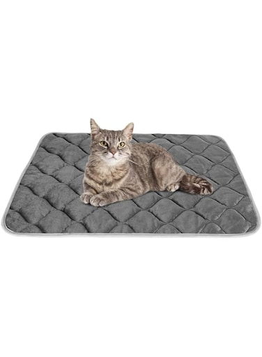 ULIGOTA Self Heating Cat Mat Thermal Pet Bed Mat Self-Warming Pet Crate Pad 16"x20