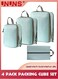 Packing Cube Set,4Pcs Compression Packing Cubes For Suitcases,Lightweight Compression Bags Organizer For Luggage