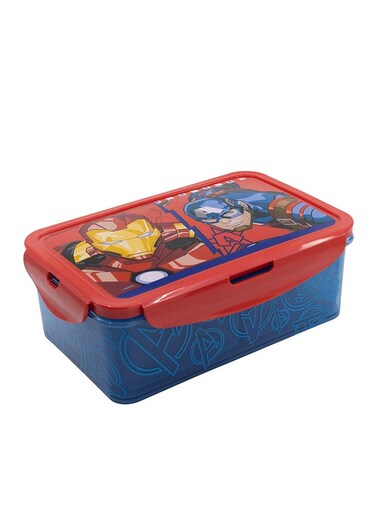 Marvel Avengers Lunch Box Sandwich Box Food Container with removable multi compartments and easy locking mehanism 1190 ml