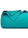100% Cotton Waffle Weave Blanket Double Size 150 x 200cm, Pre-Washed Lightweight Breathable Throw Blanket for Summer, Oeko-TEX Certified for Bed Sofa, Home Decor, Green