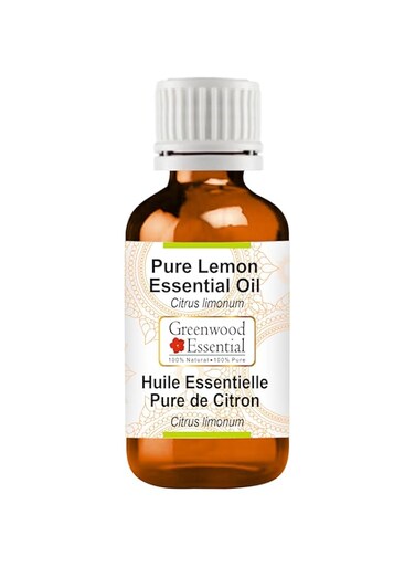 Greenwood Essential Pure Lemon Essential Oil (Citrus limonum) Steam Distilled 15ml (0.50 oz)