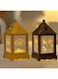 CyanCloud 2Pcs Ramadan Lantern Decoration Mini Lanterns Lights Ramadan Decorations for Home,Table, Wall, Outdoor, Eid Mubarak Hanging Table Candle Lamp, Ramadan Gifts for Kids, Ramadan Decor