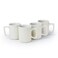 Art Stoneware ZOE 4PCS Mug Set   385 ML Off White Coffee Mug Set   Durable Coffee Cup Set for Home &amp; Office   Cups for Cappuccino, Latte, Tea &amp; Cocoa Restaurant Coffee Mugs